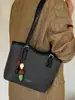 Bolso tote muy elegante y único, bolso de hombro de moda y a la moda, versión coreana bolso de hombro de gran capacidad