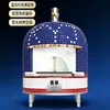 Forno de pizza vertical comercial de bancada, resistente a altas temperaturas, forno de tijolo refratário, adequado para restaurantes ocidentais e para assar pizza napolitana