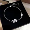 Fragante Lujoso Noble Super Brillante Circonita Número Colgante de Gota de Agua Collar Lujo Ligero Nicho Cadena para Clavícula Joyería de Alta Gama Collar para Mujeres