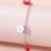 Venta Caliente Europea y Americana Moda Personalizada Fruta Flor Insecto Arcilla Suave Colgante Cadena Estilo Cadena de Tobillo para Mujer