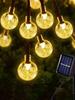 Luzes de Fio Coloridas Populares Transfronteiriças Alimentadas por Energia Solar LED para Decoração de Barraca ao Ar Livre com Caixa de Bateria e Certificação CE