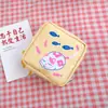 Bolsa de almacenamiento portátil de toallas sanitarias de gran capacidad y alto valor. Bolsa de salud con diseño de corazón y luna para niña. Bolsa organizadora de toallas sanitarias para tía.