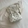 Bolsa Popular de Bolinhas Grande Capacidade para Mulheres 2026 Nova Versátil para o Dia a Dia Bolsa de Ombro/Axila Bolsa de Mão Casual Tipo Saco