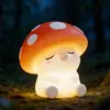 Luz de Noche de Hongo de Nuevo Producto Transfronteriza Lámpara de Silicona Recargable por USB Regalo para Niños Luz de Noche Creativa Linda