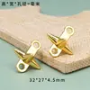 Campanilla de Viento de Aleación Colgante DIY Año Nuevo Chino Festividad Adorno Colgante Pequeño Accesorio Colgante para Puerta de Templo Material de Campana de la Fortuna Venta al por Mayor