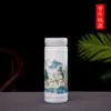 Taza Recta de Cerámica Jingdezhen Azul y Blanco Termo de Viaje Práctico Taza de Regalo Empresarial logo Venta Directa de Fábrica