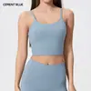 Sujetador Deportivo Cruzado para Fitness y Yoga Color Nude a Prueba de Impactos Push-Up Espalda Bonita Almohadilla Extraíble para el Pecho Tirante Camiseta Deportiva para Mujer C5238