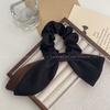 Elástico de Cabelo com Laço Dupla Camada Texturizado, Corda de Cabelo, Acessório de Cabelo, Ornamento de Cabelo, Elástico de Cabelo, Faixa de Cabelo Estilo Coreano para Mulheres