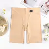 Nuevo Estilo para Mujer Verano Seda de Hielo Tallas Grandes Pantalones Cortos de Seguridad Leggings Anti-Exposición y Ropa Interior Dos en Uno Leggings de Algodón Puro Sin Bordes Enrollables