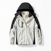 Inverno inverno destacável três-em-um Xizang viagem corta-vento jaqueta quente roupa exterior terno de duas peças masculino