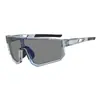 Nuevas gafas de ciclismo con espejo que cambian de color para hombres y mujeres, para deportes al aire libre, correr, a prueba de viento y rayos UV.