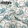 Venta directa de fábrica de muestras de tela bordada floral tridimensional para vestidos de estilo étnico, faldas, pañuelos para la cabeza, pañuelos triangulares y telas para cortinas