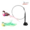 Juguete Popular para Gatos Transfronterizo Caña Única Ventosa Pluma Pájaro Atrapador Palo para Gatos Cable de Acero Desmontable Juguete Atrapador para Gatos