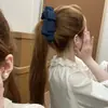 Clip de Banana de Lazo Multicapa de Gamuza Maillard de Alta Gama Coreano para el Cabello de Mujer Clip para Cola de Caballo Accesorios para el Cabello Estilo Nuevo