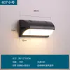 Lámpara de Pared Exterior Impermeable Transfronteriza con Sensor Infrarrojo de Cuerpo Humano para Patio, Balcón, Puerta, Diseño Simple y Creativo, Forma de Luna