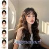 Peluca para Mujer Rojo de Internet Rizo de Lana Japonés Lolita Larga Rizada Japonés Jk Rizo Flequillo Cobertura Completa de Cabeza Peluca para Niñas