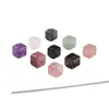Yige Jewelry Cubos de Cristal Natural Amatista Cristal de Fresa Cubo Accesorios para Joyería DIY Cuentas al por Mayor