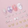 Joyería de Uñas de Lazo de Aleación Nueva Transfronteriza DIY Usar Armadura Hueca Accesorios Pequeños Joyería de Diamantes para Uñas