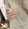 Nuevas tiras de arte de uñas listas para usar al por mayor redondas cortas estilo coreano lunares coloridos rosa nude lindo femenino arte de uñas