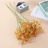 Flores Artificiales de Gypsophila con Gradiente Transfronterizo, Arreglo de Corona de Boda para Novia, Accesorios para Fotografía de Boda, Venta al por Mayor