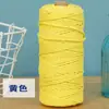 Cuerda de Algodón de Color de 3 mm para Manualidades Trenzado Hecho a Mano Hilo de Algodón Grueso Fino Suave Cuerda para Tapicería 10m/50m/100m No