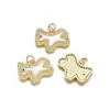 Collar de Estrella Arcoíris Colgante Turquesa Lindo Chapado en Oro Microincrustado Circonita Accesorios para Manualidades Joyería al por Mayor