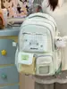 Mochila Linda Estilo Universitario Coreano para Niñas, Dulce y de Nicho, Mochila Escolar para Estudiantes de Gran Capacidad, Ligera y Repelente al Agua
