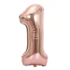 Globos Digitales de Papel de Aluminio de 32 pulgadas Transfronterizos, Globos con el Número 1 para Arreglos de Cumpleaños, Decoraciones de Fiesta, Globos para Bodas al por Mayor