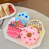 Set de Esponjas para Lavar Platos con Forma de Dona, Secado Rápido, Transpirable, Absorbente de Agua, Lindo, Herramienta Espesada para Limpiar y Eliminar Manchas