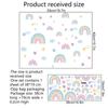 Yc015 Pegatinas Luminosas Arcoíris Estrella Pegatinas de Pared Fondo de Dormitorio Infantil Decorativas Autoadhesivas