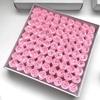 Flor de Sabão Rosa Embalagem para Presente Dia dos Namorados Material DIY Sabão Artesanal Sem Base Cabeça de Flor de Sabão Atacado
