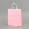 Bolsa de Papel Kraft para Embalagem Saco de Papel para Embrulho de Presente de Natal Saco de Papel Publicitário Saco de Papel para Embalagem de Sobremesa para Levar