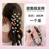 Celebrante de Internet Peluca Infantil Trenza Tocado Trenza de Boxeo Cuerda para el Cabello con Puntos Trenza Dulce Fresca Coleta Diadema Accesorios para el Cabello