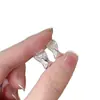 Brincos Torcidos Prateados Escovados Franceses, Brincos Geométricos de Metal de Alta Qualidade, Brincos da Moda Mais Vendidos