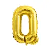 Globo de letra de cumpleaños de 16 pulgadas, imitación de globo de letra pequeña A-Z, venta al por mayor, decoración de cumpleaños transfronteriza, globo de letra
