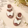 Sandalias de Velcro para Niñas Pequeñas, Transpirables y Ligeras, Ropa para Exteriores, Multicolor, Mariposa 3D, Estilo Retro Pastoral