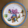 Decoraciones para Fiesta de Cumpleaños Infantil Platos Grandes de 9 Pulgadas Platos de Papel Decorativos de Dibujos Animados Platos para Pastel de Fiesta de Cumpleaños Platos de Papel de 9 Pulgadas