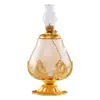 Lámpara de Aceite de Vidrio Cerámico Lámpara de Buda Adornos Chinos Lámparas Chapadas en Oro Queroseno Fuego de Agua Aleación Transfronteriza