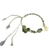 [Qingping Lianying] Pulseira Poética de Sete Peças com Contas de Lótus de Estilo Antigo como Presente para Melhores Amigas e Namoradas