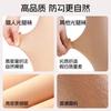 Medias de Terciopelo Color Nude para Mujer para Primavera y Verano, Antidesgarros, Aspecto Natural de Pierna Desnuda, Antideslizantes, Medias Base