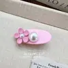 Grampo de Cabelo Coração Fantasia com Strass Estilo Coreano Presilha Bico de Pato Fofo Versátil Colorido Presilha para Franja Lateral Coração Acessórios de Cabelo Venda por Atacado