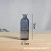 Bestseller transfronterizo: Jarrón de vidrio transparente de colores para arreglos florales hidropónicos, adorno de decoración del hogar, botella de vidrio de boca estrecha para flores frescas