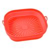 Air Fryer Assadeira de silicone forno quadrado redondo assadeira almofada de silicone Air Fryer Panela de silicone