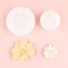 Molde de silicona DIY con forma de flor de camelia para hacer velas perfumadas, pasteles, chocolates y yeso