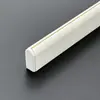 Cortina Enrollable Personalizada de Plástico Blanco de 2.5 con Base Plana, Accesorios para Cortinas, Barra Inferior para Cortina Enrollable, Venta al por Mayor