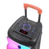 Ndr Bocina de Batería Cuadrada Bluetooth para Danza al Aire Libre de 12 Pulgadas Altavoz Portátil con Carrito Móvil Altavoz Potente