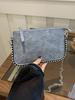 2024 Verano Nueva Moda Bolso de Hombro Simple Bolso Cruzado Casual Coreano Retro Bolso de Mano de Periódico Móvil para Mujer