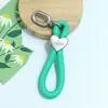 Huayang Cordón de Teléfono Tejido Floral Llavero Correa de Mano Anti-Pérdida Cadena de Teléfono Cuerda de Poliéster DIY Colgante Cruzado