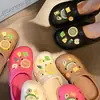Nuevas Sandalias Zueco de Verano para Mujer 2026, Medias Pantuflas de Punta Cerrada, Zapatos de Playa de Moda para Exteriores con Suela Suave