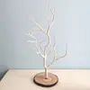 Ramas de Árbol de Plástico para Decoración, Adornos Blancos Colgantes de Deseos para Escritorio, Paisajismo de Interiores y Otros Artículos